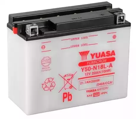 Y50N18LA — MAINTENANCEBATTERY YUASA