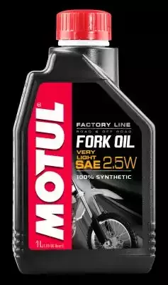 105962 — Масло MOTUL FORK OIL FL VERY LIGHT 2,5W, 100 синтетическое для реверсных телескопических вилок, 1л MOTUL
