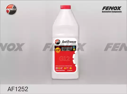 AF1252 — Антифриз готовый карбоксилатный красный G12 1кг FENOX