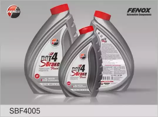 SBF4005 — Тормозная жидкость DOT 4, 0,5л FENOX