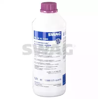 30937400 — Антифриз (концентрат) 1,5л, фиолетовый, G12++, MAN 324 Si-OAT, MB 325.5, MB 325.6, Scania TB 1451, V SWAG