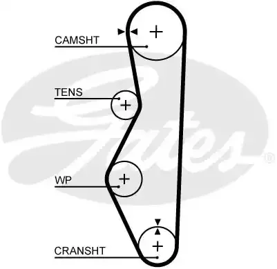 5521XS — Ремень ГРМ 2108-15,1118 8кл. (111 зубов) усиленный 5521XS Бельгия GATES