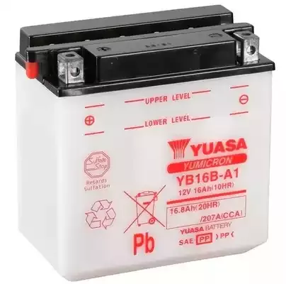 YB16BA1 — MAINTENANCE FREE BATTERY YUASA