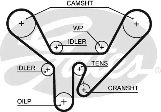 5518XS — Ремень зубчатый(299,30 мм,) GATES