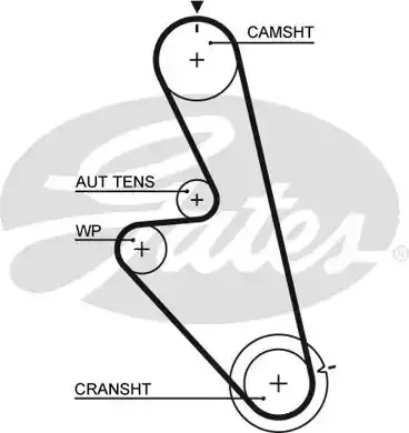5449 — 30985х20 Ремень ГРМ GATES