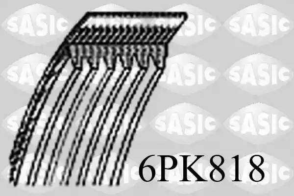 1776062 — Ремень поликлиновой(818 мм) SASIC